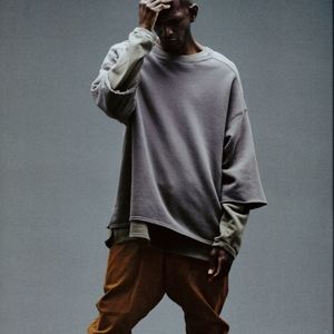 Streetwear Short Sleeve Crew Sweatshirt